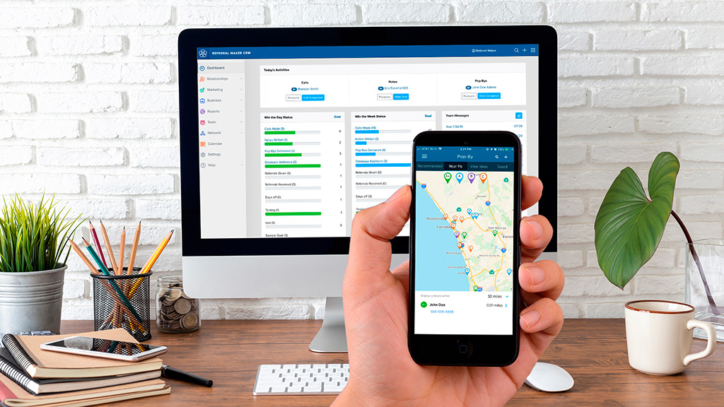 Referral Maker® CRM interface for real estate listings