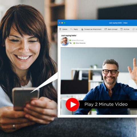 Video messaging for real estate agents